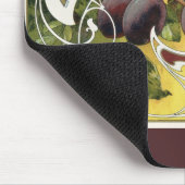 Kunst van oud fruitkratlabel, Imperial Pruimen Muismat (Hoek)