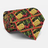 Kunst van oude fruitkistlabels, Thurber-kersen Stropdas (Opgerold)