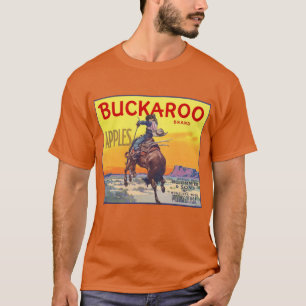 Kunst van oude fruitkratlabel, Buckaroo Appels T-shirt