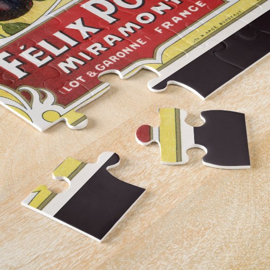 Kunst van oude fruitkratlabel, Imperial Pruimen Legpuzzel (Zijkant)