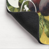 Kunst van oude fruitkratlabel, Imperial Pruimen Muismat (Hoek)
