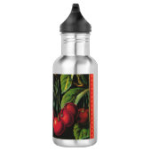 Kunst van oude fruitkratlabel, Thurber-kersen Waterfles (Rechts)