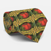Kunst van oude fruitkratlabel, Wayne Co Tomaten Stropdas (Opgerold)