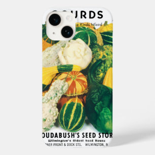 Kunst van oude zaadpakketten, gemengde pompoenen c Case-Mate iPhone 14 hoesje