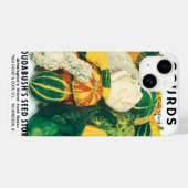 Kunst van oude zaadpakketten, gemengde pompoenen c Case-Mate iPhone case (Achterkant (horizontaal))