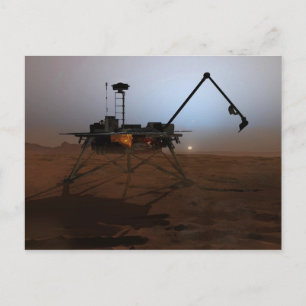 Kunst van Phoenix Mars Lander in Twilight Briefkaart