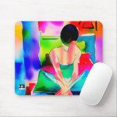 Kunst van procrastings-Muismat Muismat (Met muis)