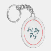Kunst van Ray Sleutelhanger (Voorkant Links)