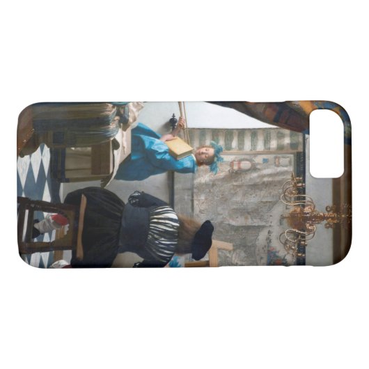 Kunst van schilderen, Johannes Vermeer, 1666-1667 Case-Mate iPhone Case (Achterkant (Horizontaal))