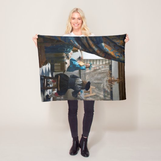 Kunst van schilderen, Johannes Vermeer, 1666-1667 Fleece Deken (In situ)