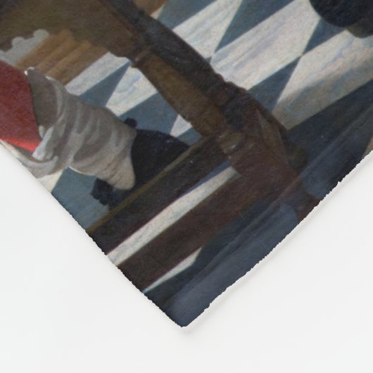 Kunst van schilderen, Johannes Vermeer, 1666-1667 Fleece Deken (Hoek)