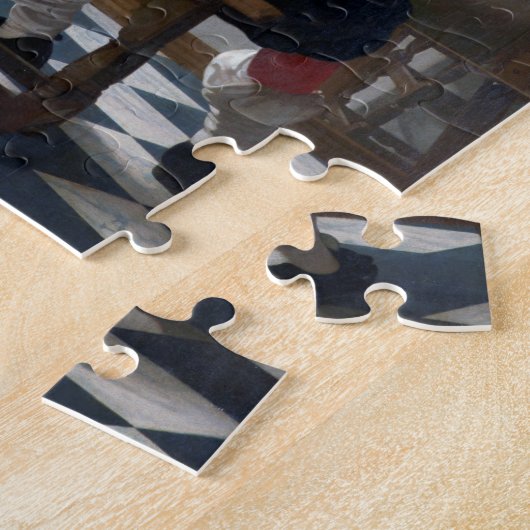 Kunst van schilderen, Johannes Vermeer, 1666-1667 Legpuzzel (Zijkant)