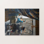 Kunst van schilderen, Johannes Vermeer, 1666-1667 Legpuzzel (Horizontaal)