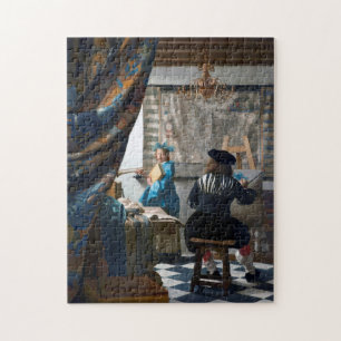 Kunst van schilderen, Johannes Vermeer, 1666-1667 Legpuzzel