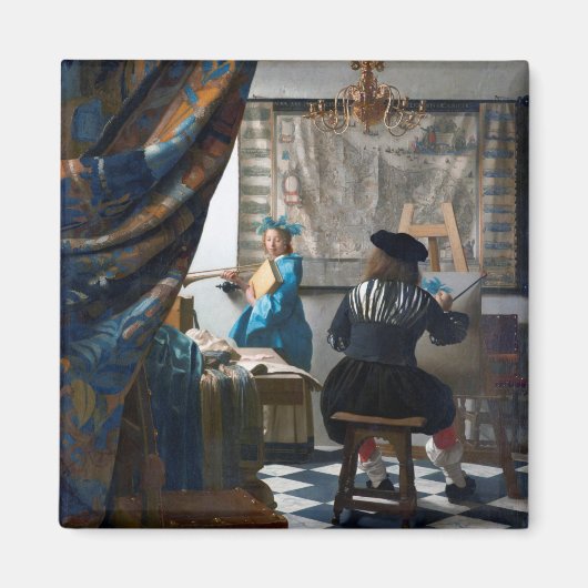 Kunst van schilderen, Johannes Vermeer, 1666-1667 Magneet (Voorkant)