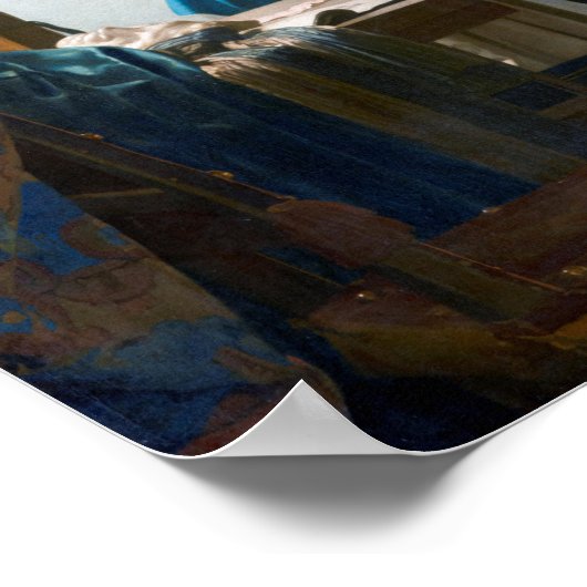 Kunst van schilderen, Johannes Vermeer, 1666-1667 Poster (Hoek)