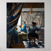 Kunst van schilderen, Johannes Vermeer, 1666-1667 Poster (Voorkant)
