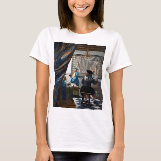Kunst van schilderen, Johannes Vermeer, 1666-1667 T-shirt (Voorkant)