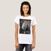 Kunst van schilderen, Johannes Vermeer, 1666-1667 T-shirt (Voorkant volledig)