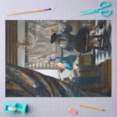 Kunst van schilderen, Johannes Vermeer, 1666-1667 Tissuepapier (Craft)