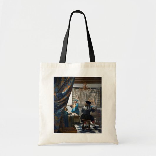 Kunst van schilderen, Johannes Vermeer, 1666-1667 Tote Bag (Voorkant)