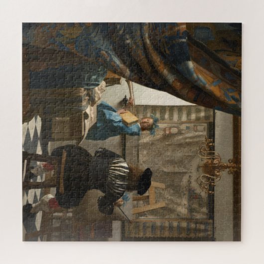 Kunst van schilderen legpuzzel (Horizontaal)