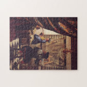 Kunst van schilderijen van Johannes Vermeer Legpuzzel (Horizontaal)