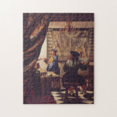 Kunst van schilderijen van Johannes Vermeer Legpuzzel (Verticaal)