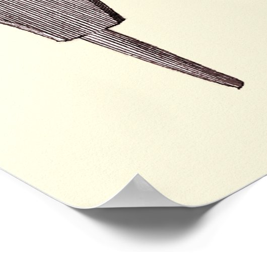 Kunst van schrijven - L'Art d'Ecrire - Diderot 176 Poster (Hoek)