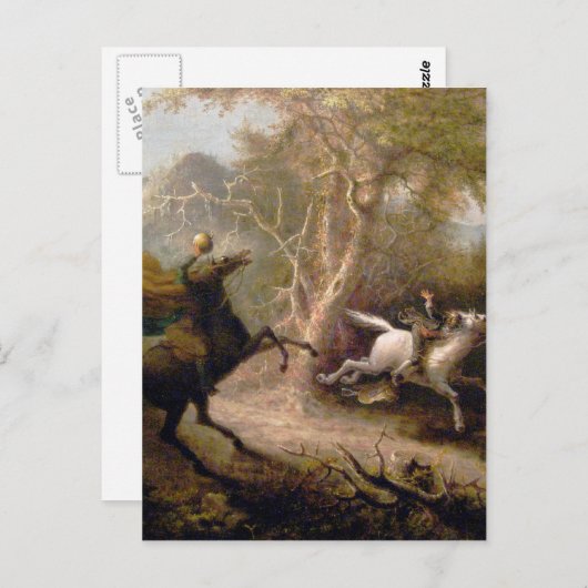  Kunst van Sleepy Hollow Briefkaart (Voorkant / Achterkant)