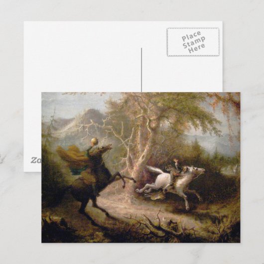  Kunst van Sleepy Hollow Briefkaart (Voorkant / Achterkant)