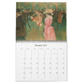 Kunst van Toulouse-Lautrec Kalender (Jan 2027)