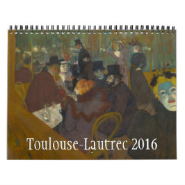 Kunst van Toulouse-Lautrec Kalender