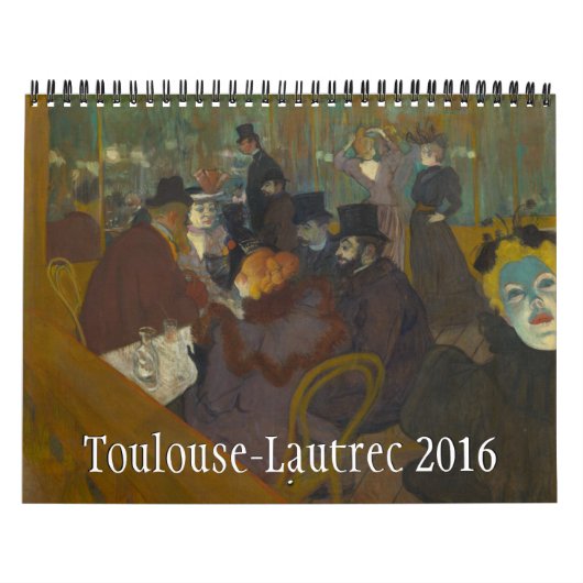 Kunst van Toulouse-Lautrec Kalender (Hoes)