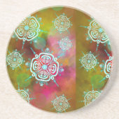 Kunst van Uche Zandsteen Onderzetter (Voorkant)