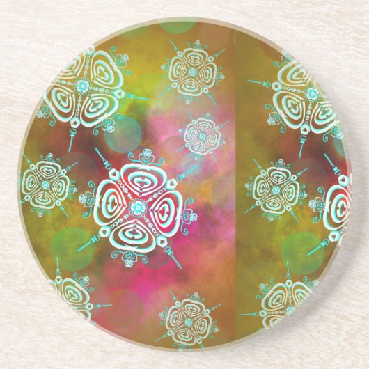 Kunst van Uche Zandsteen Onderzetter (Voorkant)