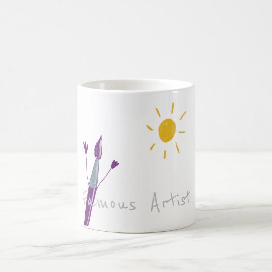 Kunst van uw kind op een Mok (Center)