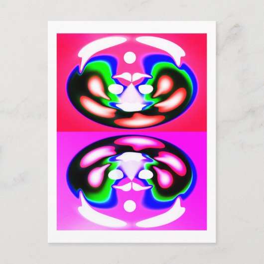 Kunst van verandering briefkaart (Voorkant)
