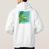 Kunst van "Vier het leven"Hoodies & Sweatshirts Hoodie (Achterkant)
