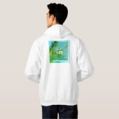 Kunst van "Vier het leven"Hoodies & Sweatshirts Hoodie (Achterkant volledig)