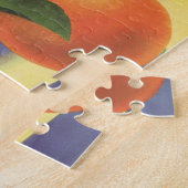 Kunst van vintage fruitkratlabel, Juciful Sinaasap Legpuzzel (Zijkant)