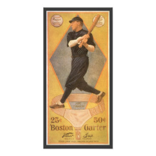 Kunst van vintage productlabel, Boston Garter voor Foto Afdruk