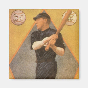 Kunst van vintage productlabel, Boston Garter voor Magneet