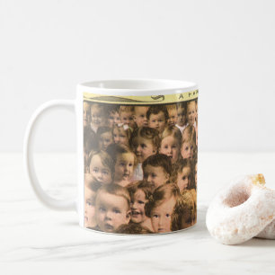 Kunst van vintage productlabel, Eskay's Babyvoedse Koffiemok