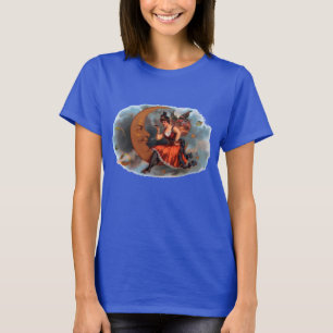 Kunst van vintage sigarettenlabel, Victoriaanse fe T-shirt