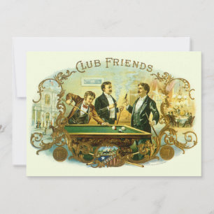 Kunst van vintage sigarettenlabels, Club Friends B Kaart