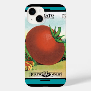 Kunst van vintage zaadpaketlabels, Burt's Seed Tom Case-Mate iPhone 14 Hoesje