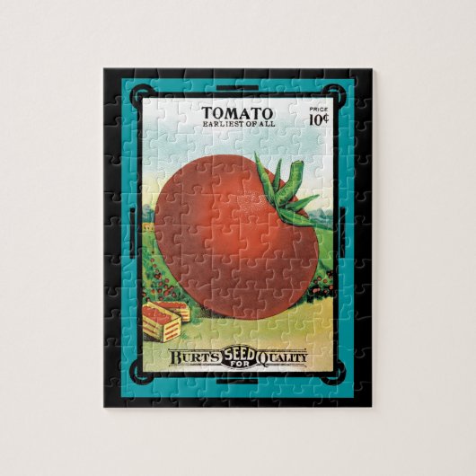 Kunst van vintage zaadpaketlabels, Burt's Seed Tom Legpuzzel (Verticaal)