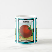 Kunst van vintage zaadpakketlabel, Burt's Seed Tom Koffiemok (Center)