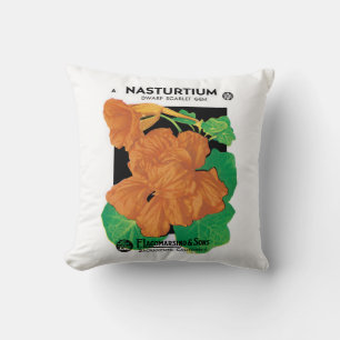 Kunst van vintage zaadpakketlabels, Oost-Indische  Kussen